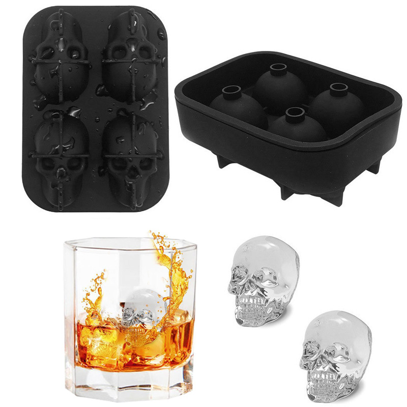 Skull-shaped Silicone Ice Cube 2