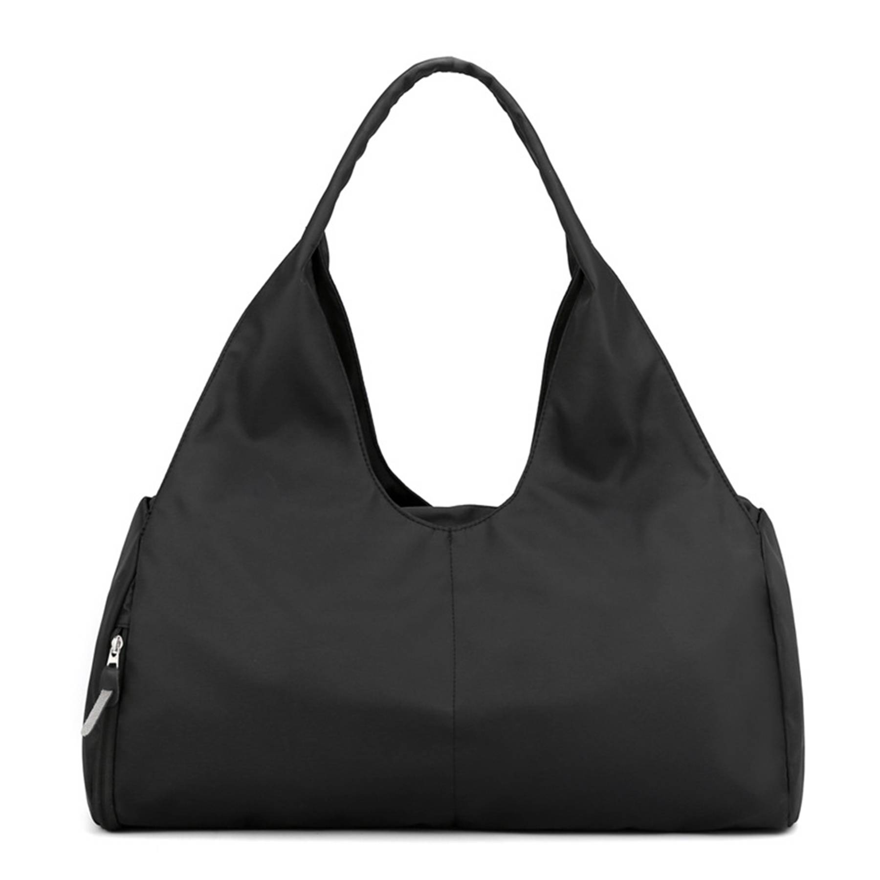 Nylon sports totes bags with shoes compartment for women 5