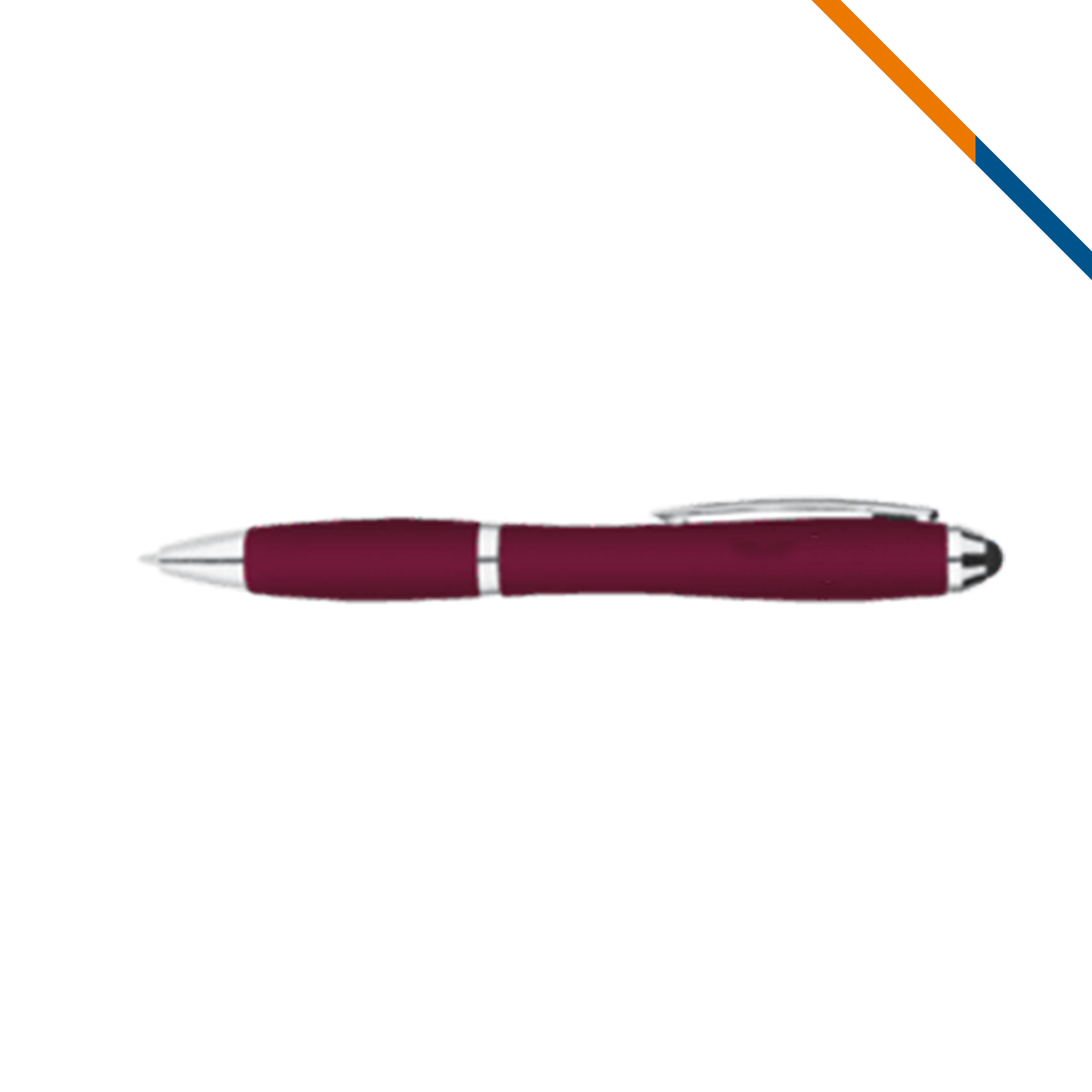 GlideZip Metallic Curvaceous Ballpoint Stylus Pen 4