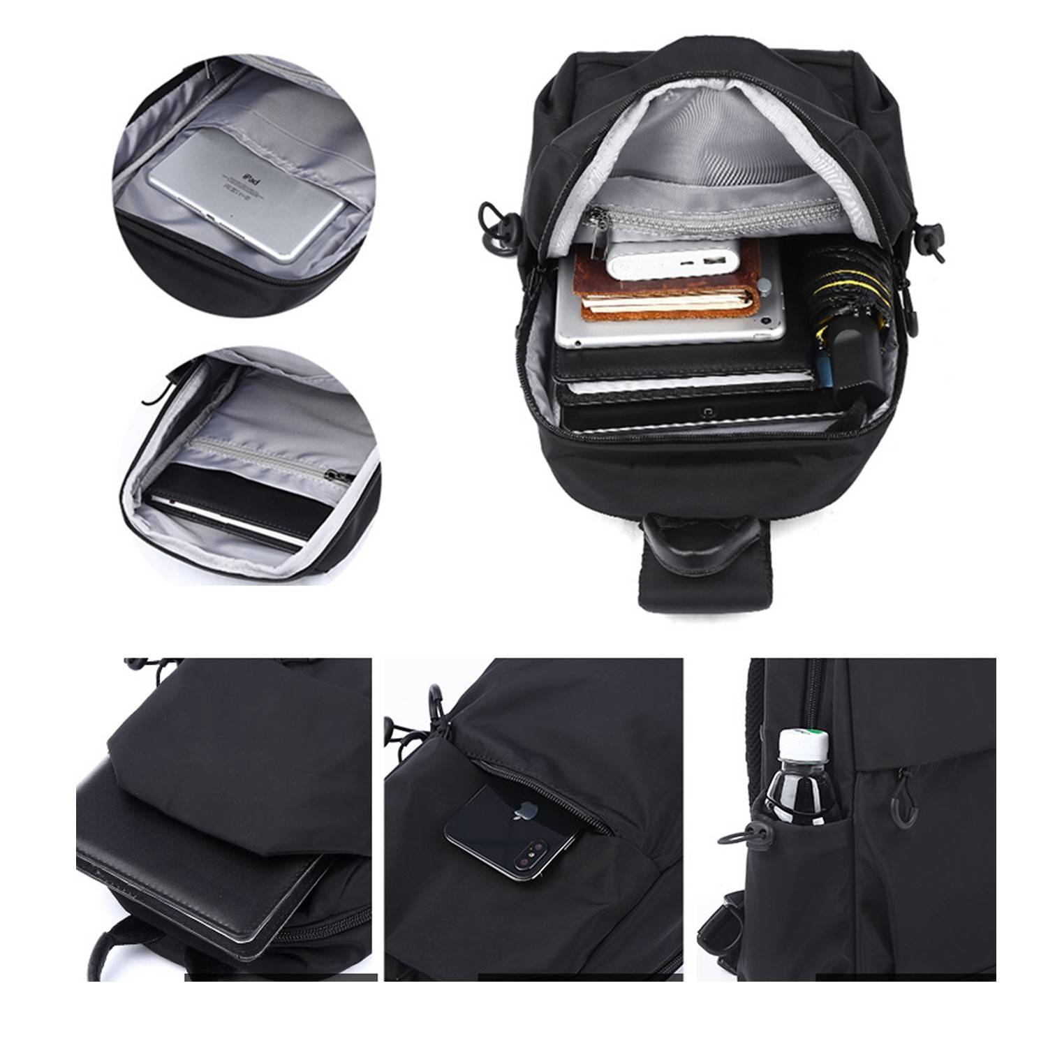 Lightweight Small Sling Crossbody Backpack 3