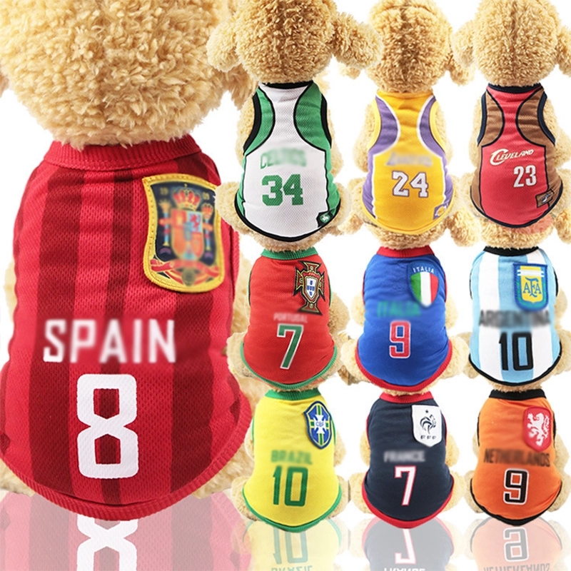 Dog Shirts Pet Printed Clothes 3