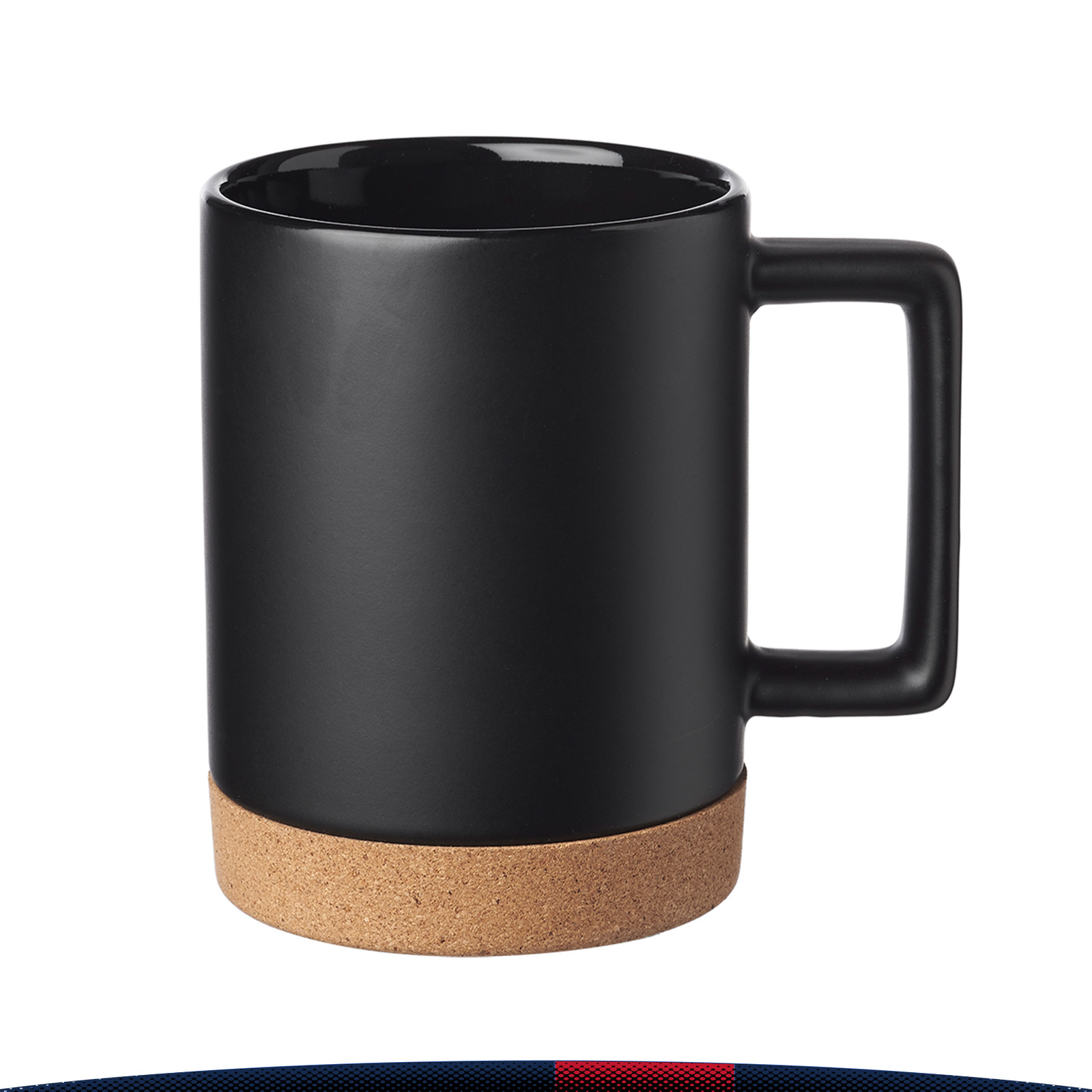 15 oz. Beri Ceramic Mugs with Cork Base 7
