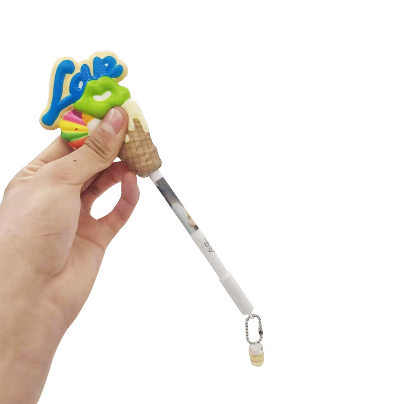 2 in 1 Ice Cream Ball Pen and Squeeze Toy 2