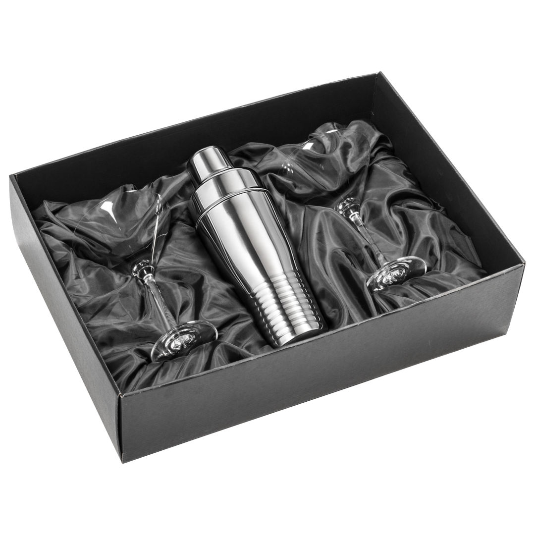 Genoa Shaker & RIEDEL Martini Set 5