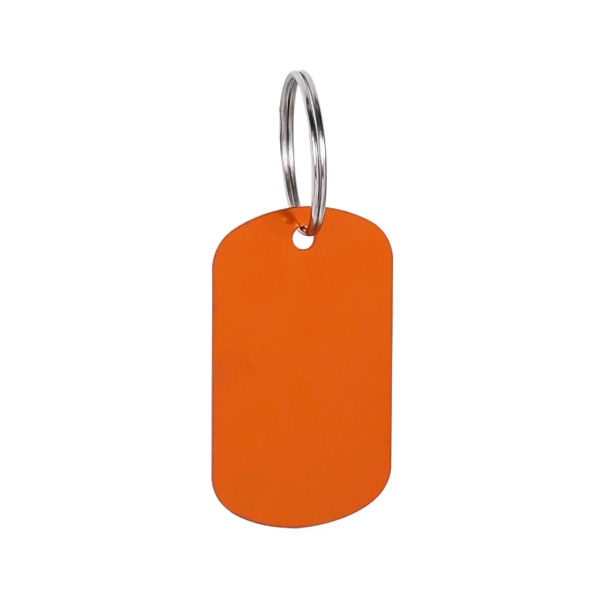 ENGRAVED METAL DOG TAG KEYCHAIN 5