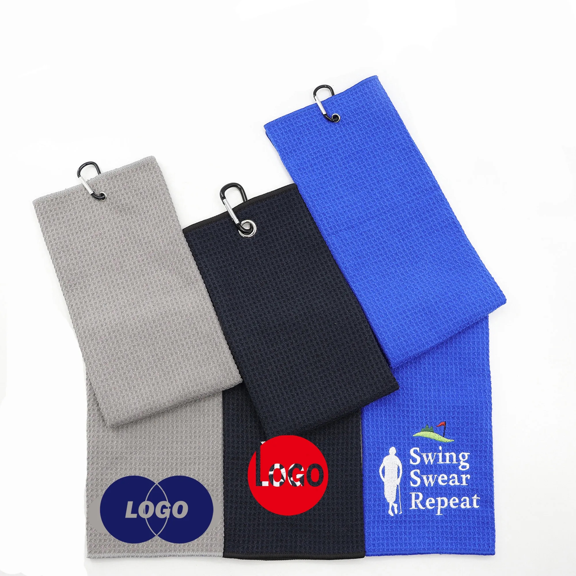 Waffle Golf Towel