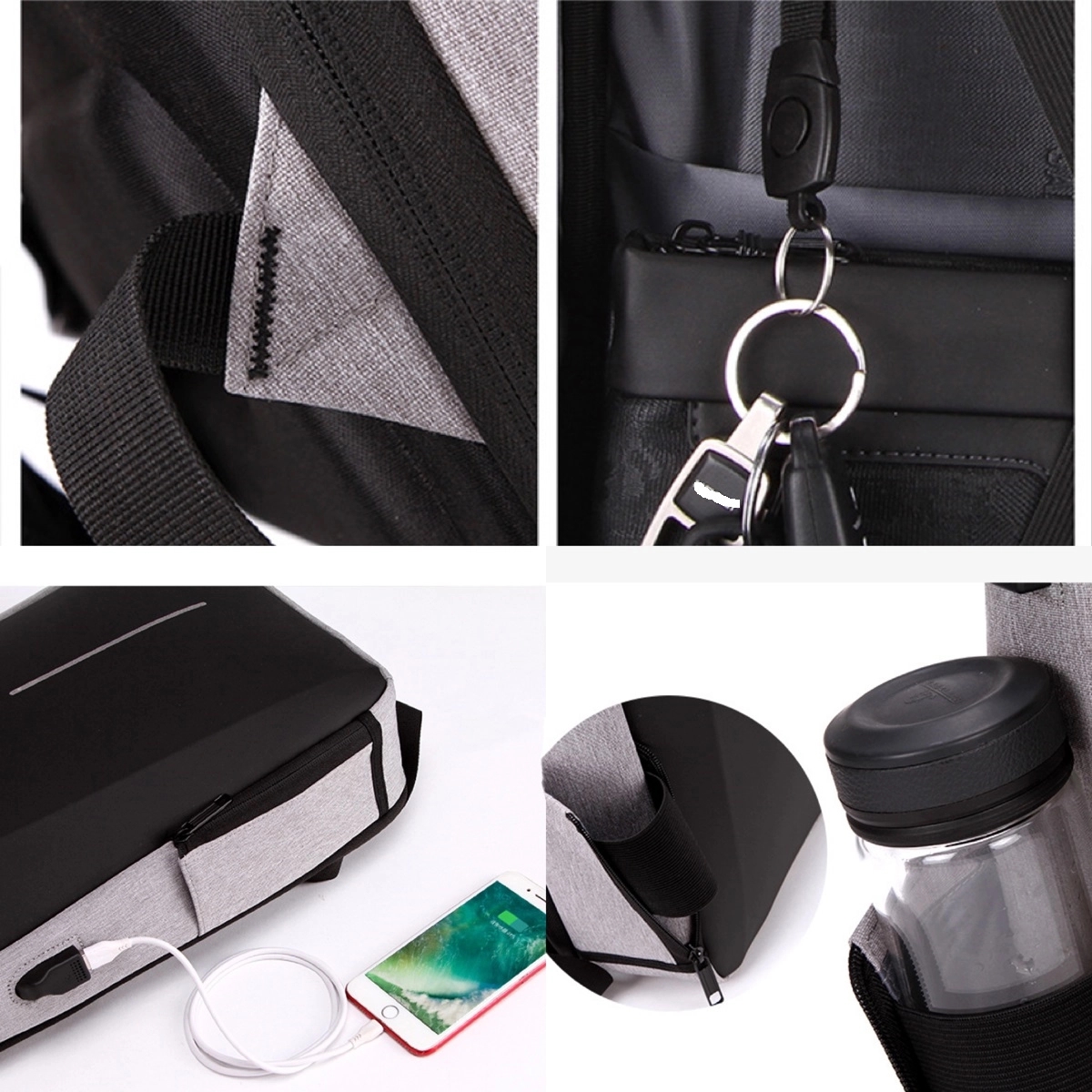 Anti-Theft Hard Shell Laptop Backpack 5