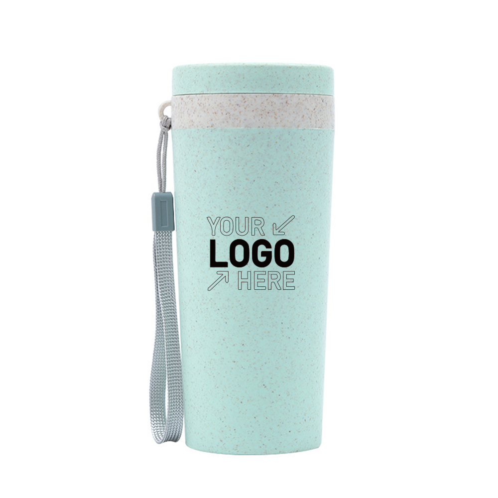 Plant-Based Straw Fiber Water Bottle(300ml) 3
