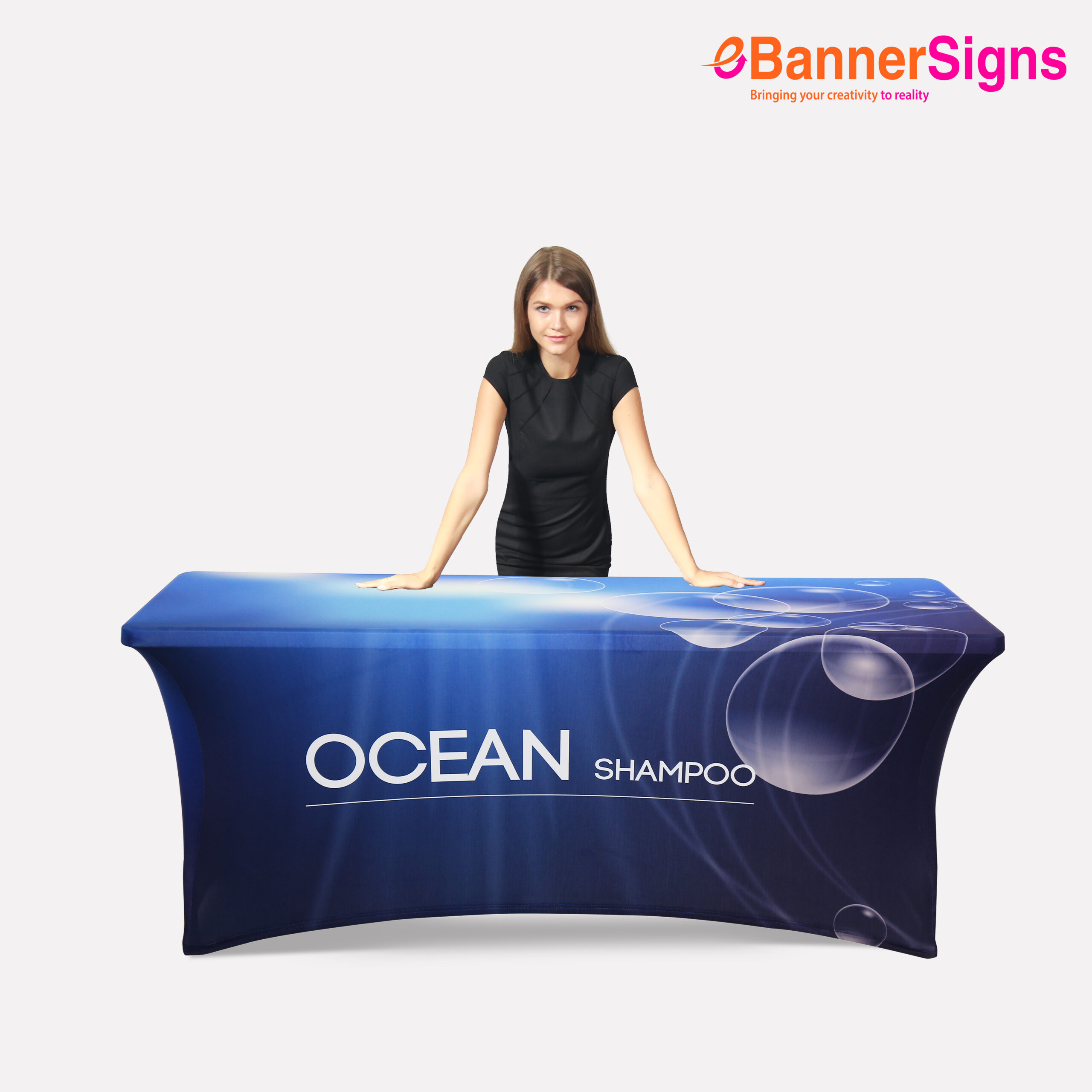 Stretch Table Cover (4-Sided Closed Back) 4