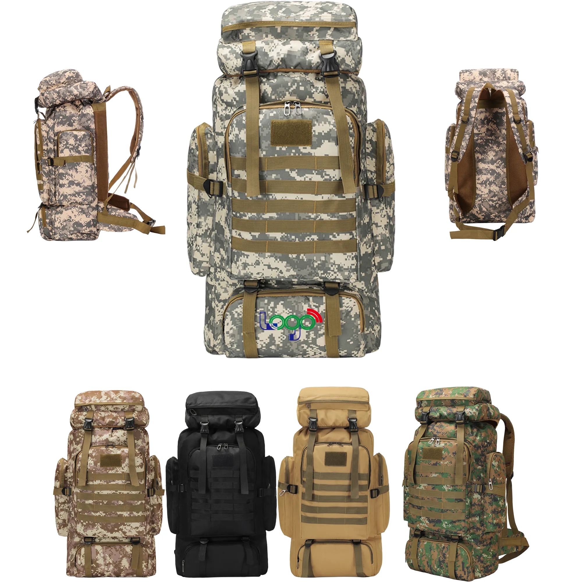 Oxford Cloth Outdoor Backpack MOQ 1PCS 5