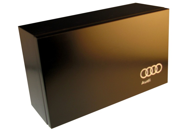 2 Bottle Wood Wine Box, 14.25 x 8.50 x 5.375" 6