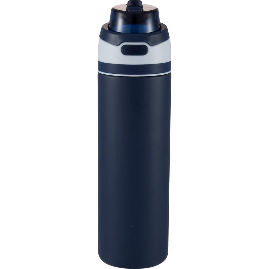 Elvin 28oz Recycled Stainless Flip Straw Bottle, custom water bottle with logo imprint 74
