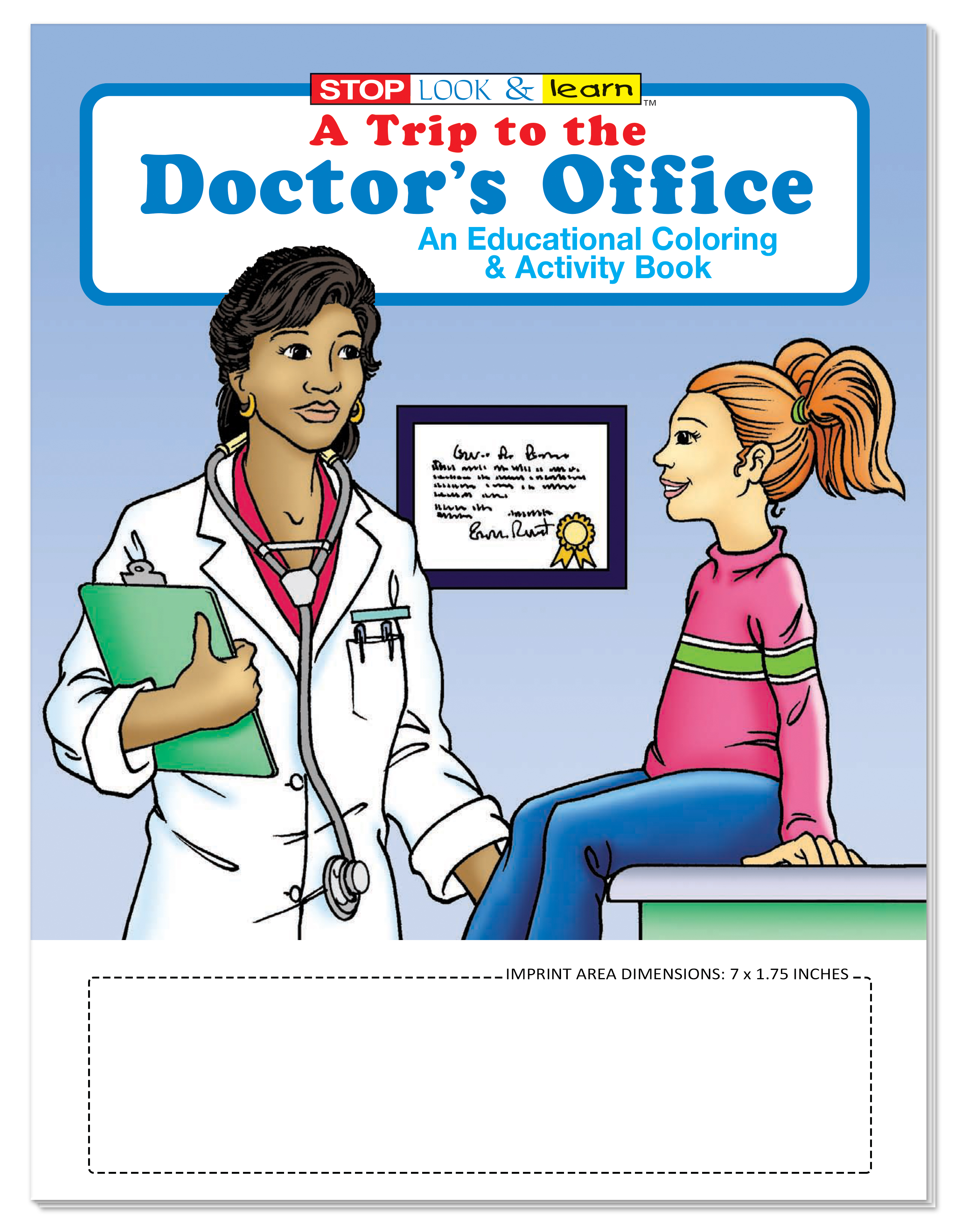 COLORING BOOK - A Trip to the Doctor's Office Coloring & Activity Book 3