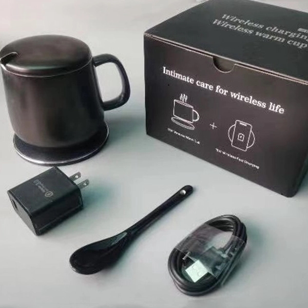 2 IN 1 Heating Mug Warmer Set with Wireless Charger 1