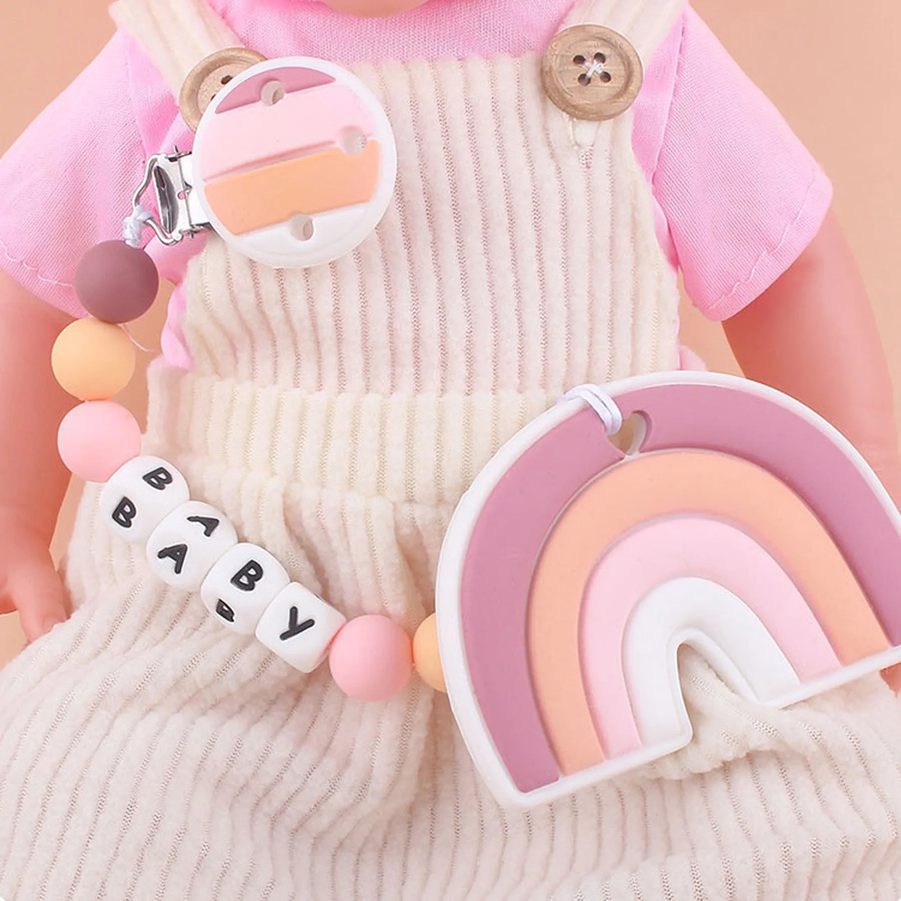 Cartoon Silicone Pacifier Chain 8