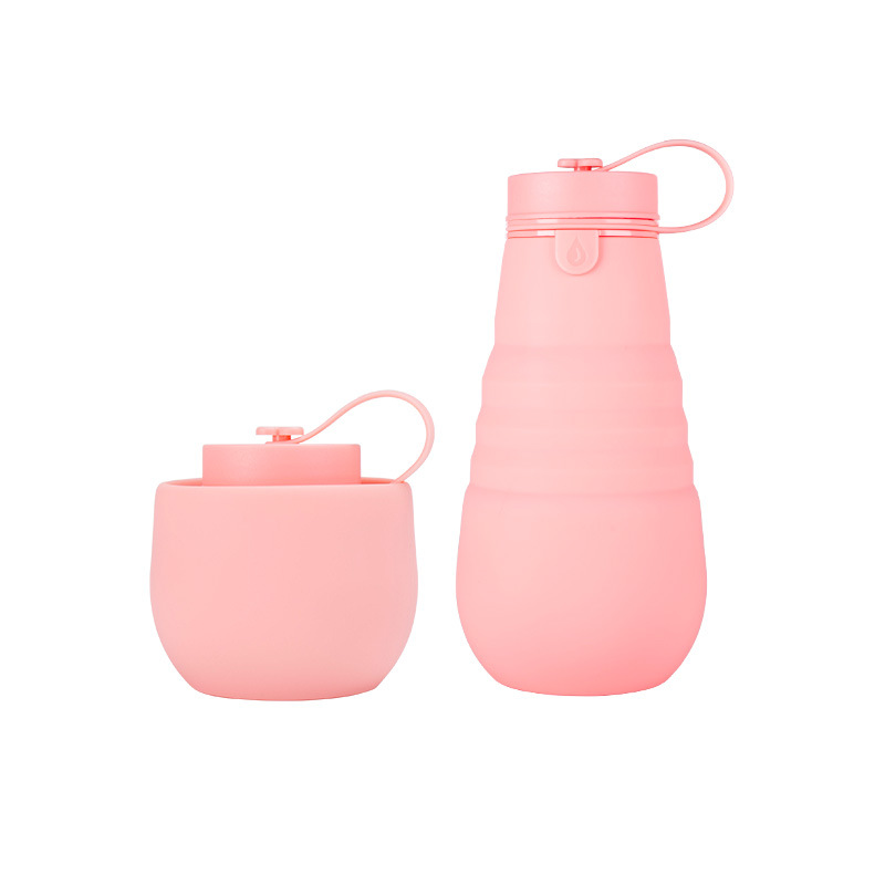 17oz Outdoor Travel Silicone Collapsible Water Bottle 5