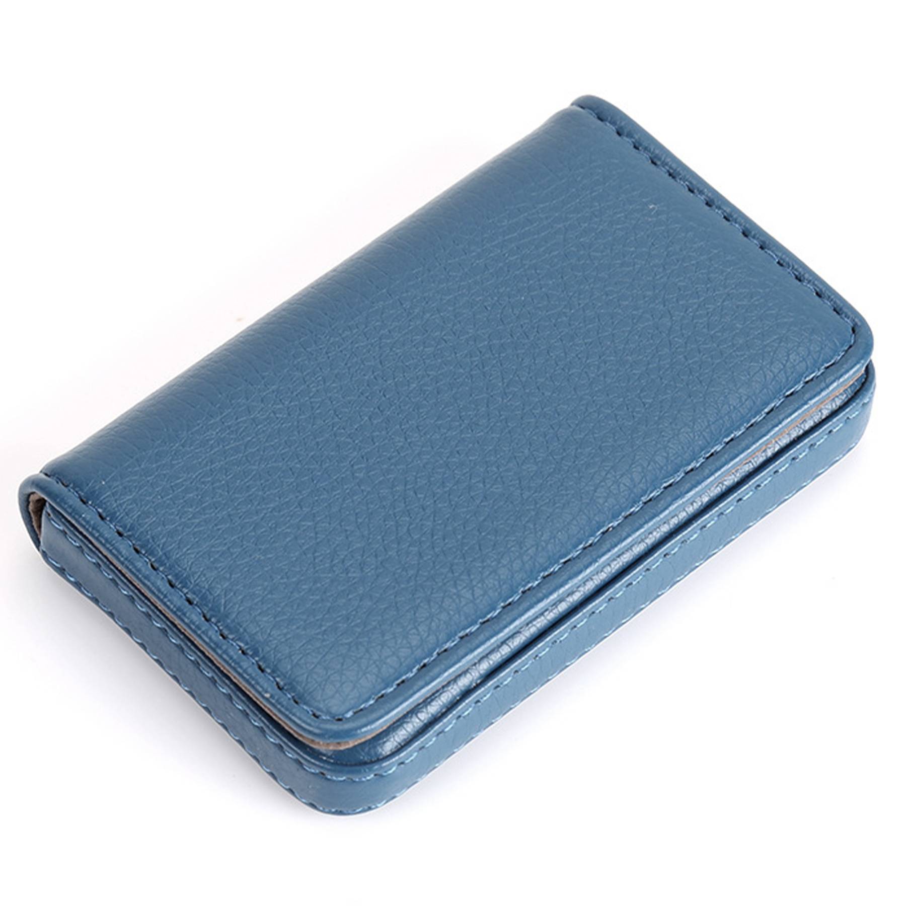 PU leather magnetic business card bag wallet 3
