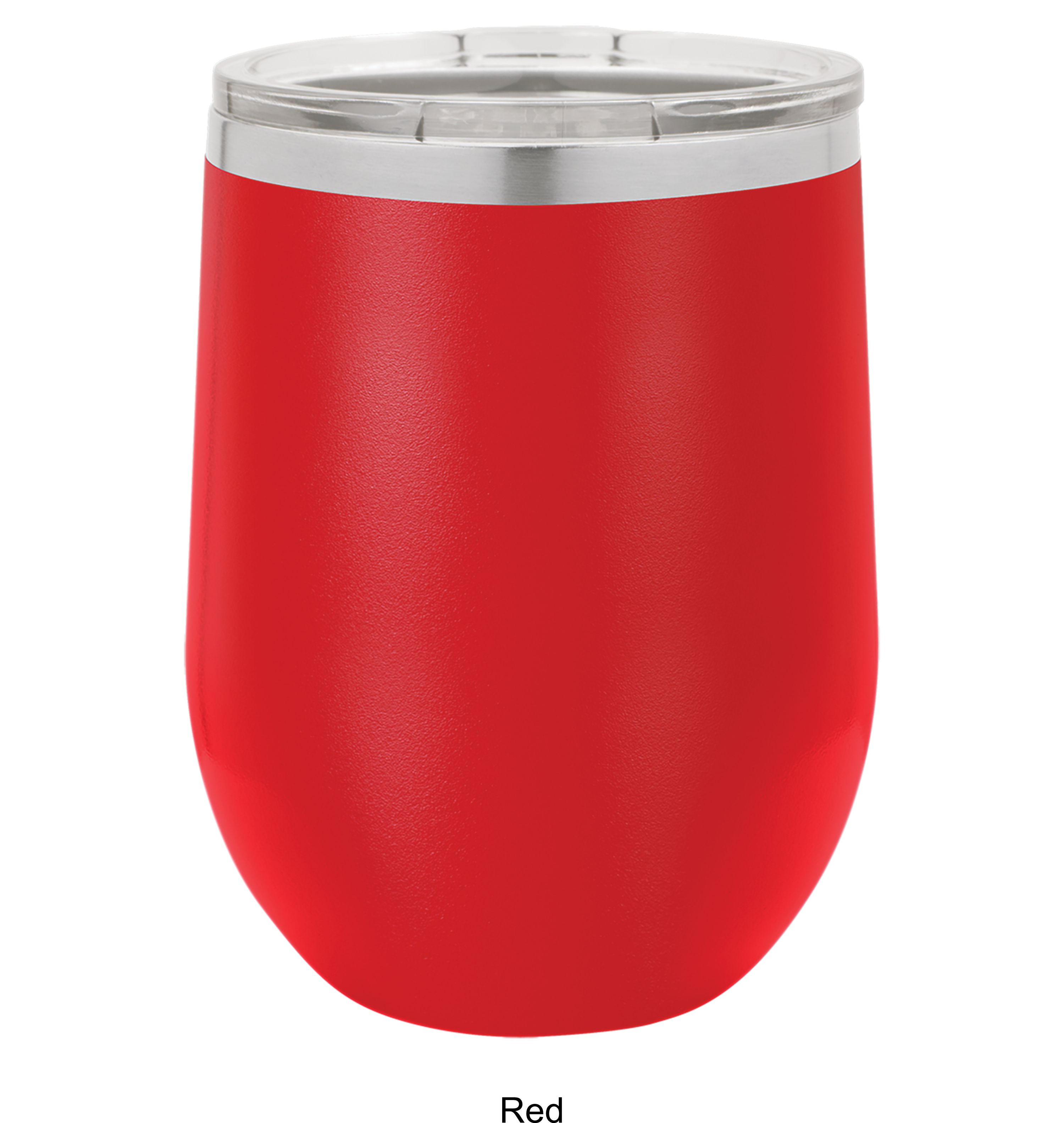 12 Oz. Polar Camel Stemless Wine Glass w/Lid Stainless Steel 14