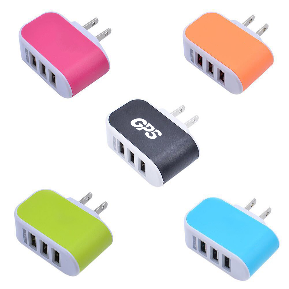 3 Port USB LED Luminous Charger