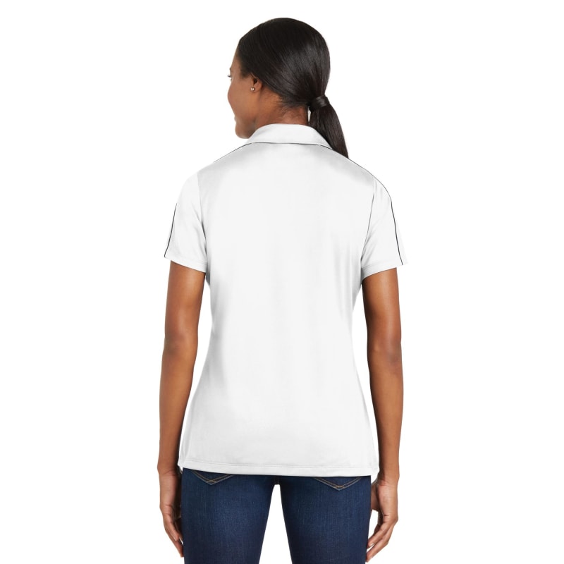 Sport-Tek Women's Micropique Sport-Wick Piped Polo. 26