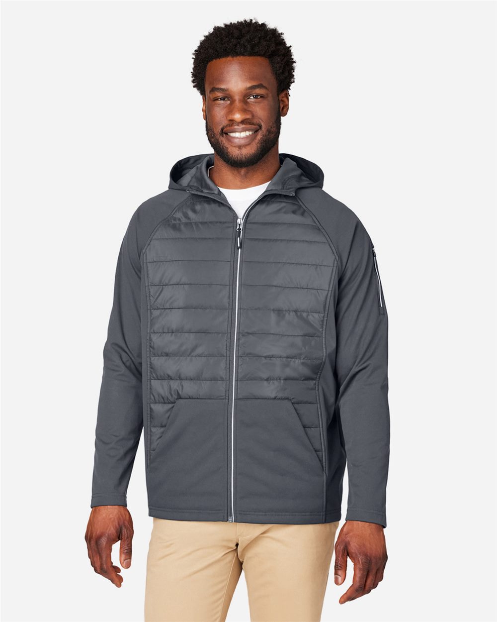 Unisex Techno Lite Hybrid Hooded Jacket - CE808 27