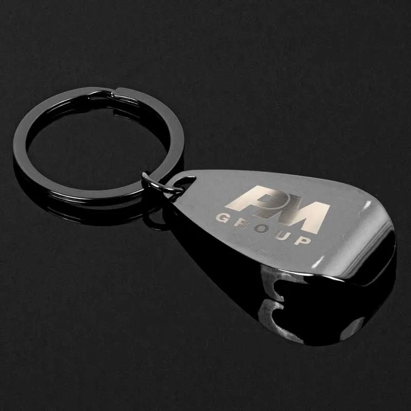 The Gunmetal Apri Bottle Opener Key Chain 2