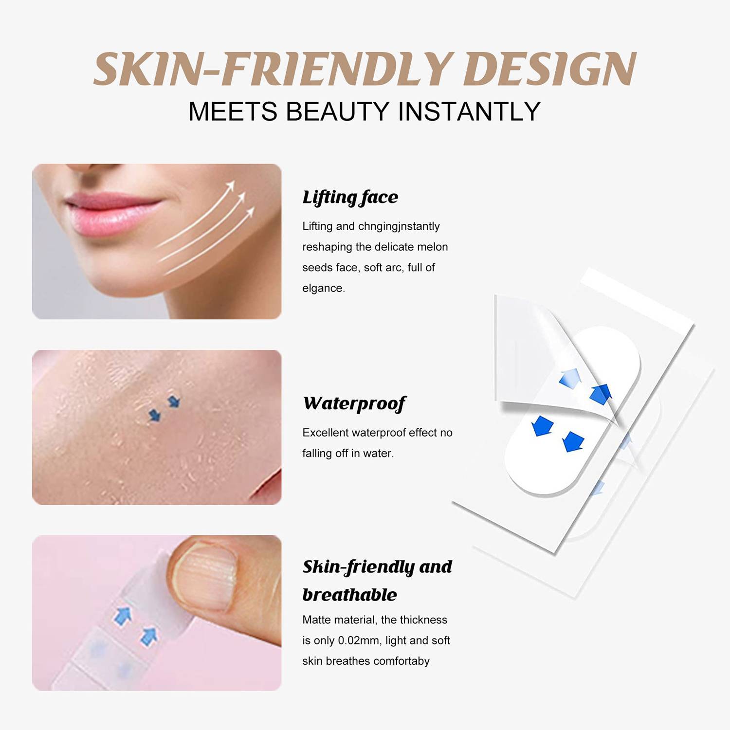 Transparent Face Lifting Patch Stickers 5