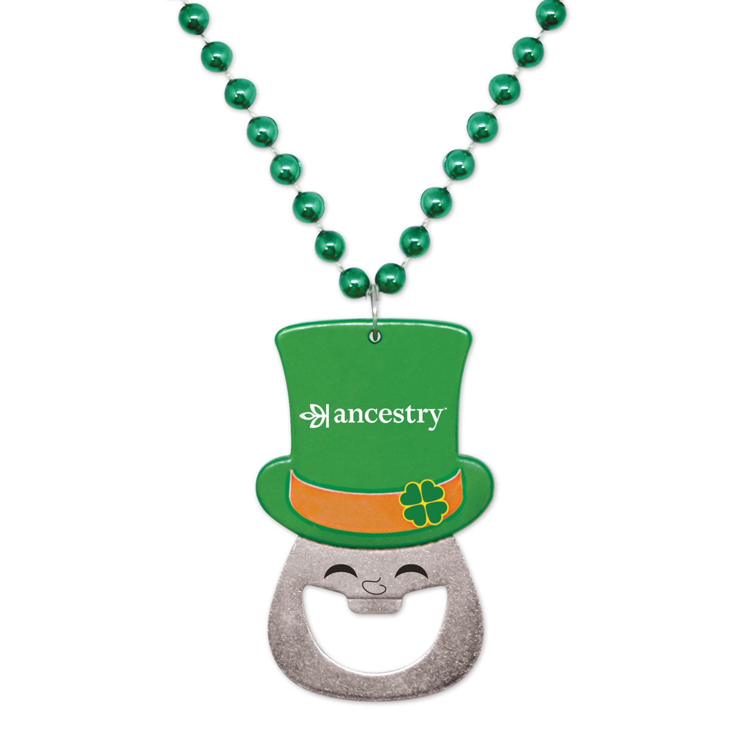 Leprechaun Bottle Opener Medallion Beads 2