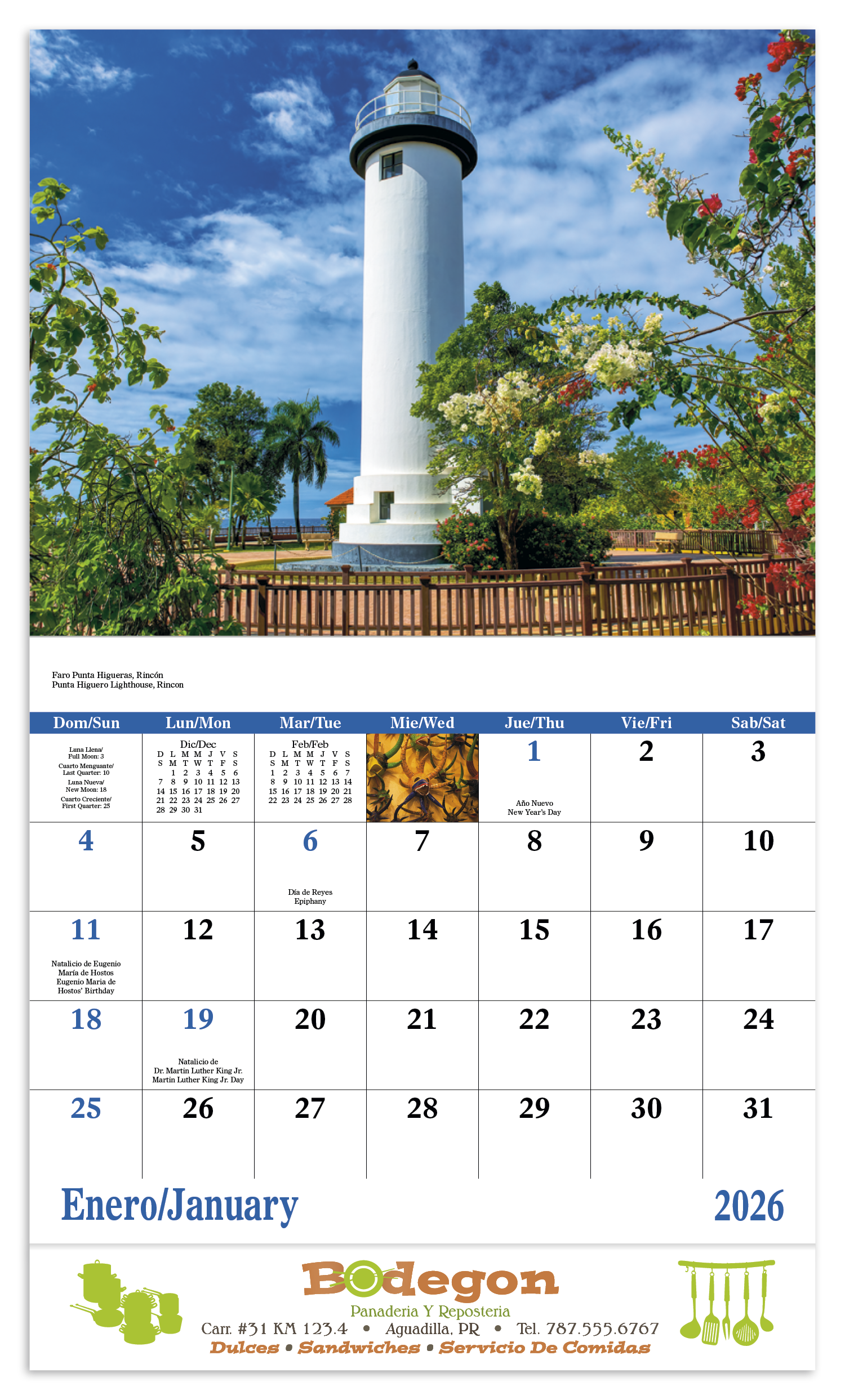 Good Value™ Puerto Rico - Stapled Calendar 42