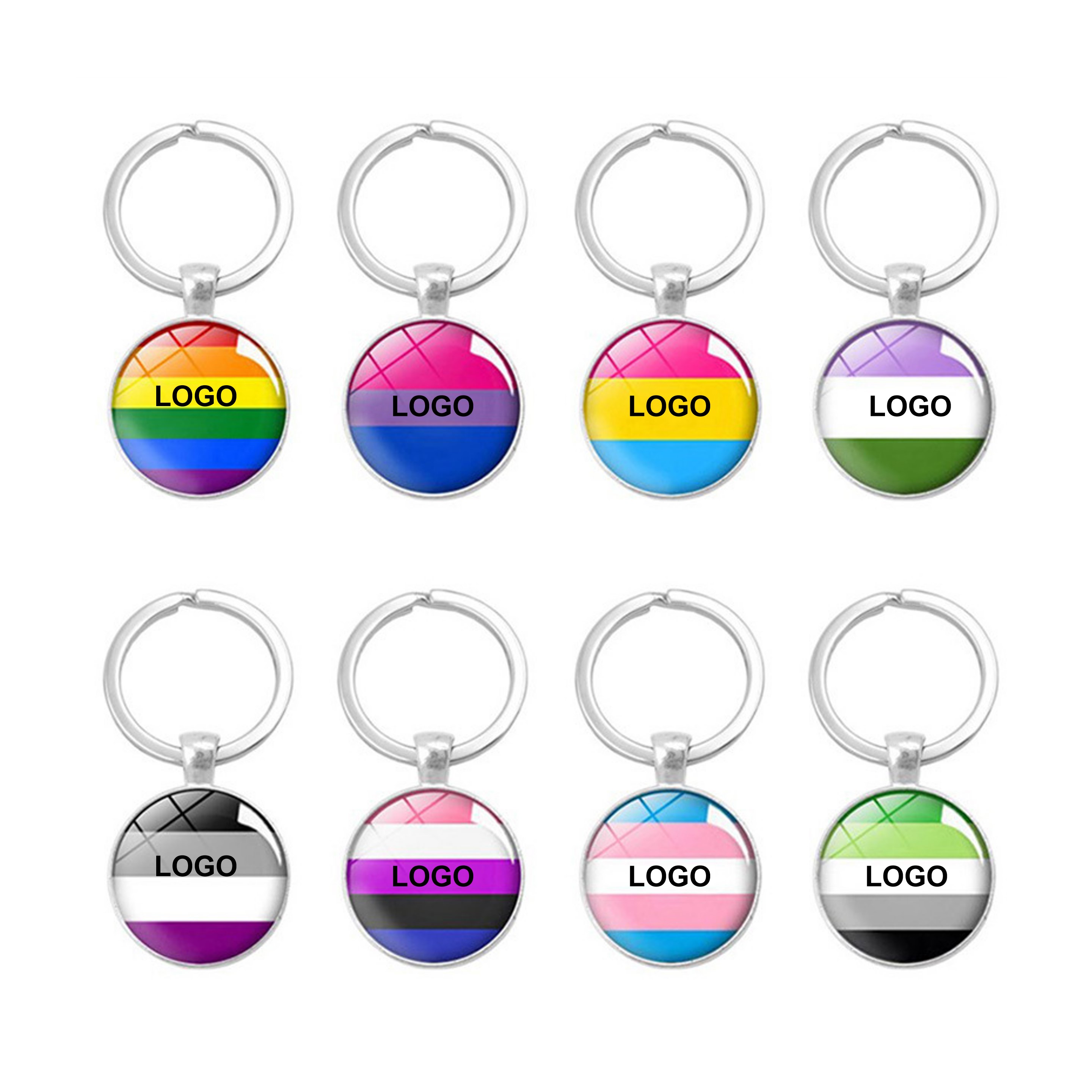 Rainbow Keychain (direct import) 2