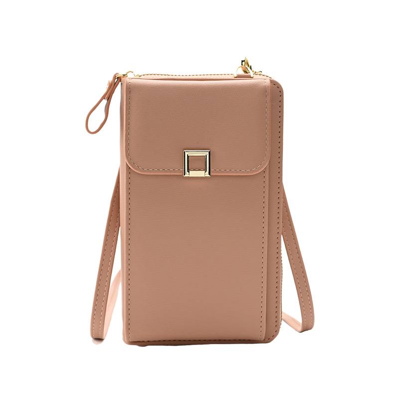 Ladies PU Leather Crossbody Shoulder Mobile Phone Bag 6