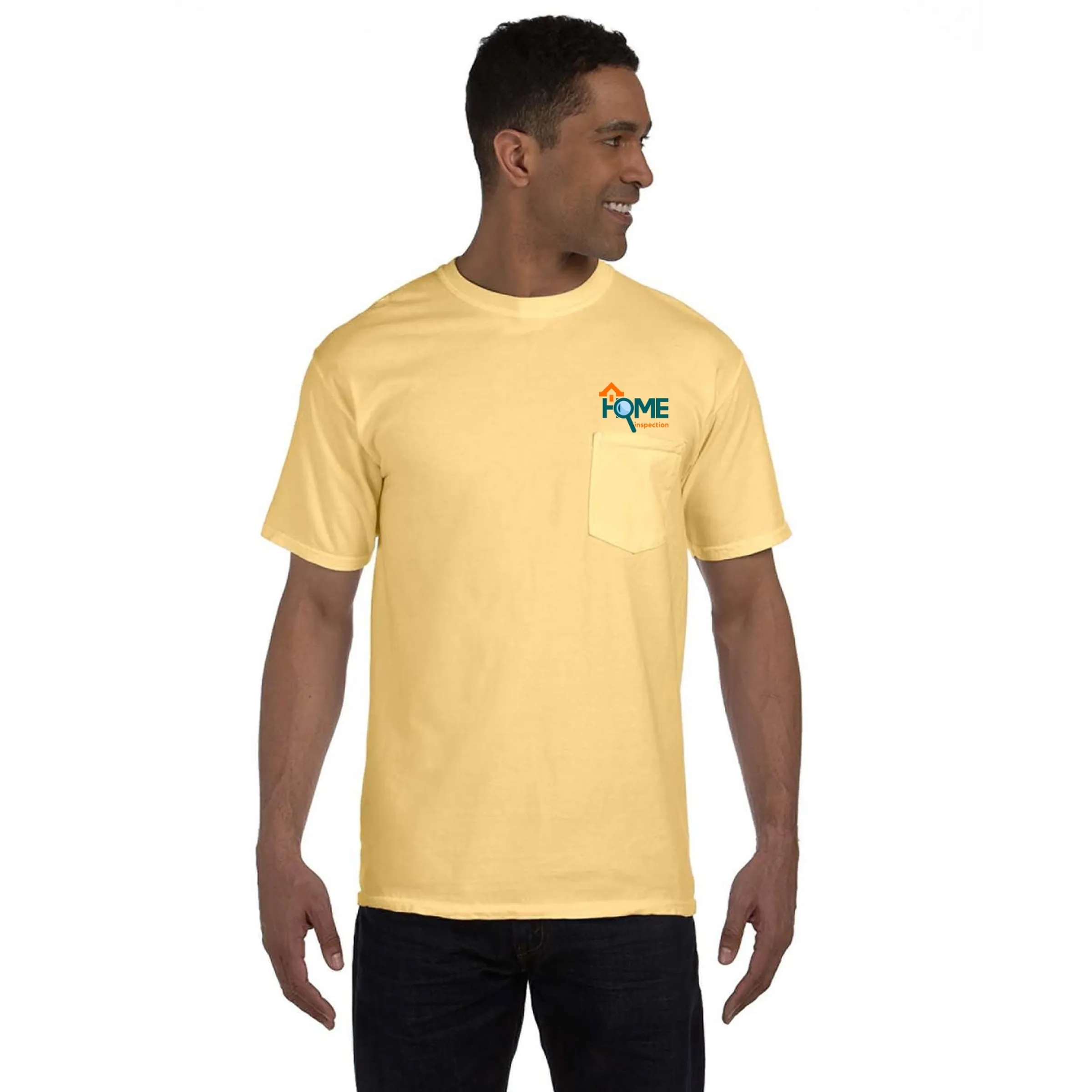COMFORT COLORS ADULT HEAVYWEIGHT 6.1 OZ. POCKET T-SHIRT 101