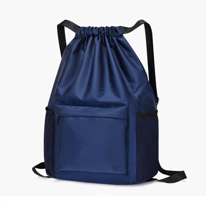Waterproof Large Sports Drawstring Backpack w/Adjustable Shoulder Strap 23