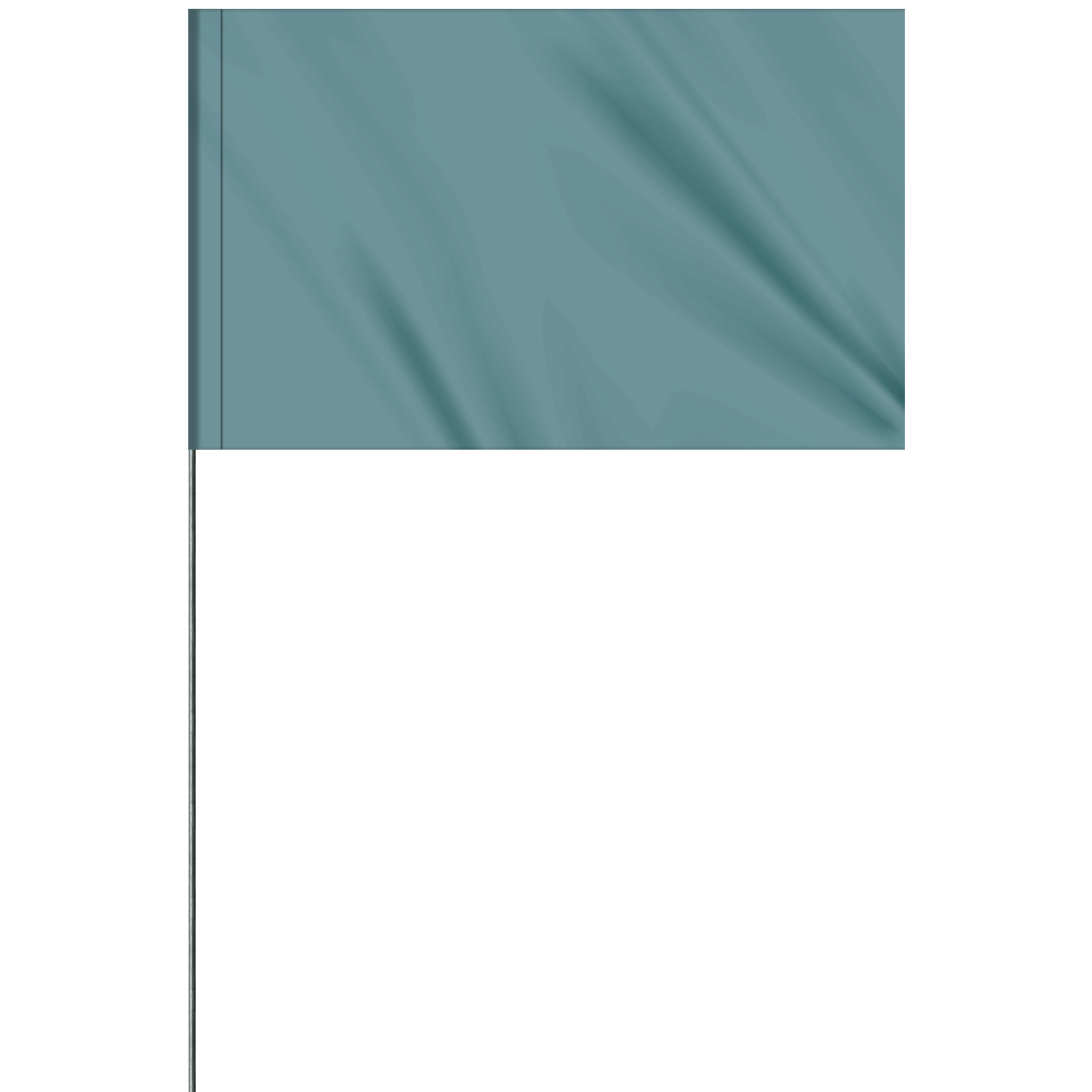 1-Color 5" x 8" Custom Vinyl Marking Flag with 36" Wire 11