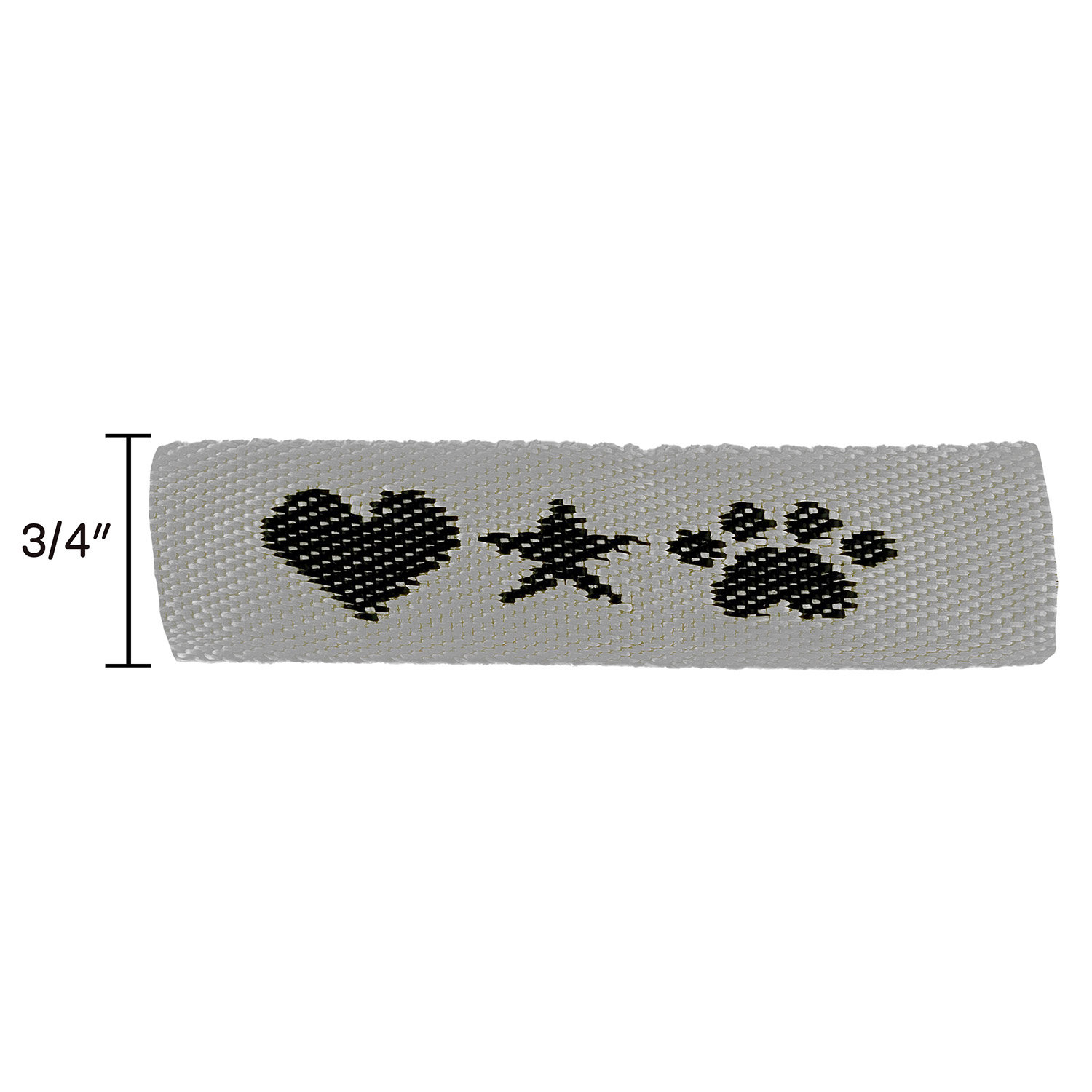 3/4" Woven lanyard w/ Swivel Snap & Split Ring & Breakaway - "Select" Weave 22