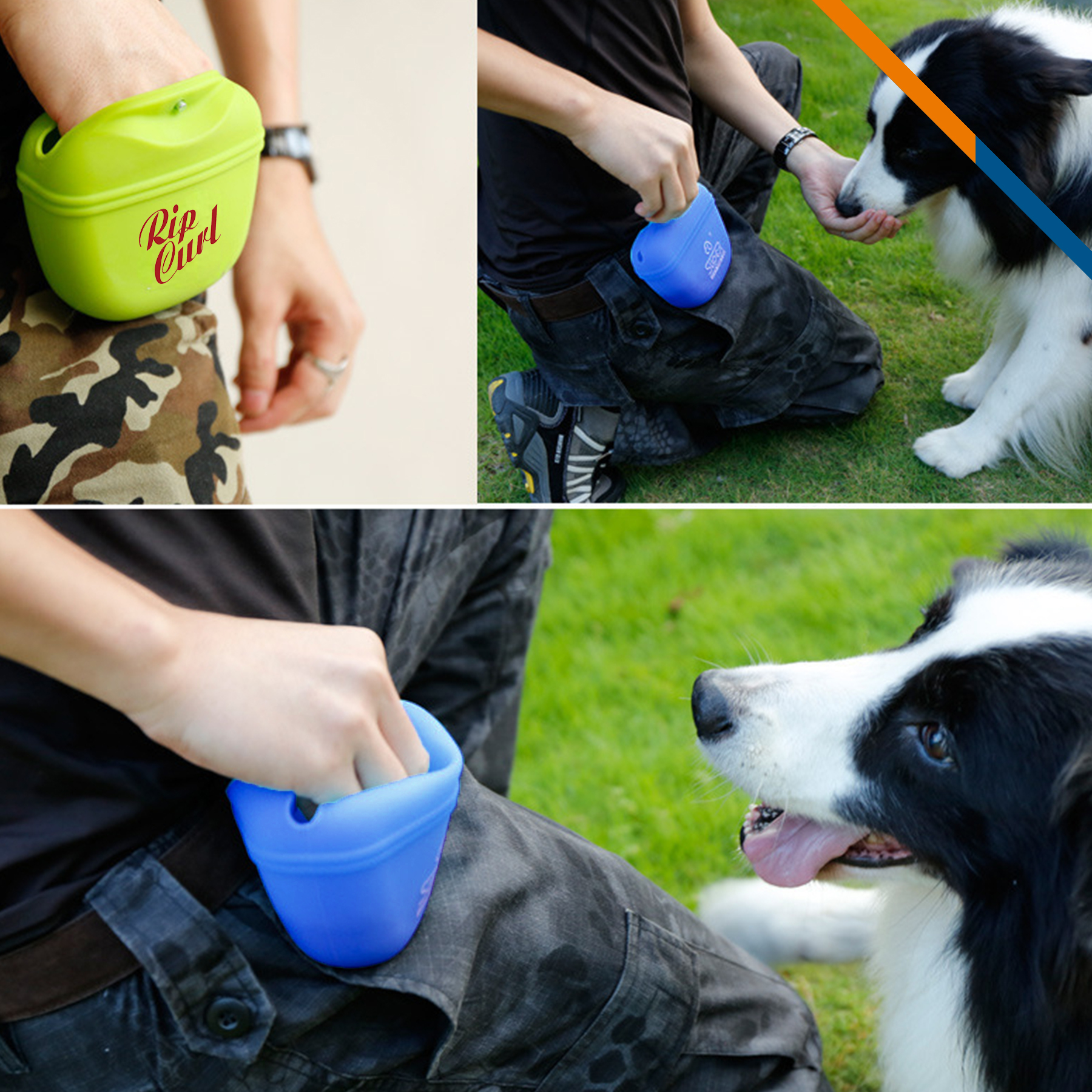 PawSnap Silicone Portable Pet Treat Pouch 11