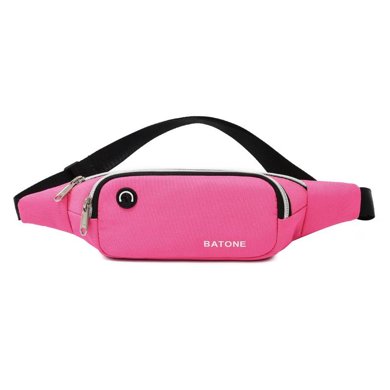 Oxford Sports Fanny Pack Belt Bag With Earphone Port 10