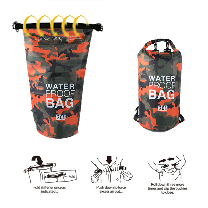 Camouflage Floating Waterproof Dry Bag 8