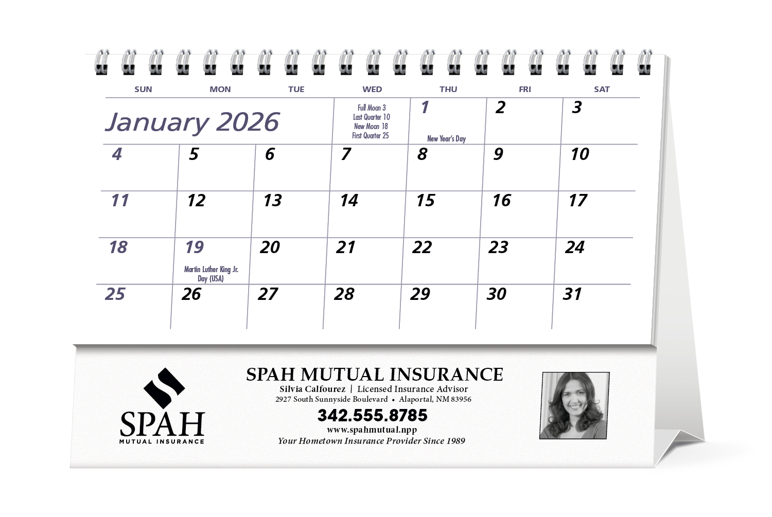 Triumph® Calendars Econo Desk Calendar 14