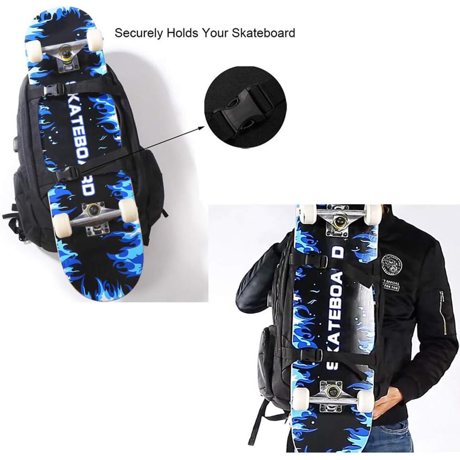Oxford Shoulder Multifunctional Sports Backpack 4