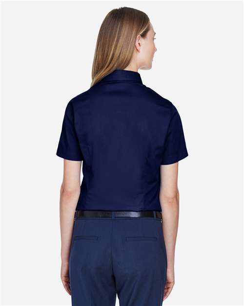 Women's Optimum Short Sleeve Twill Shirt - 78194 4