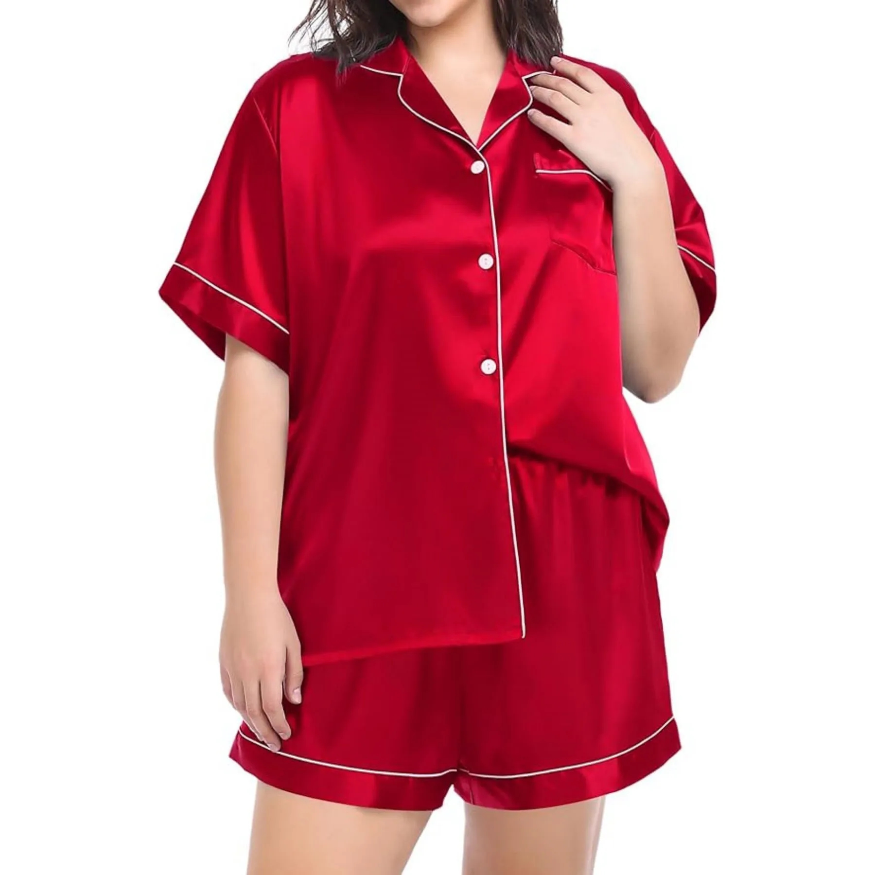 Women's Plus Size Pajama Set 4