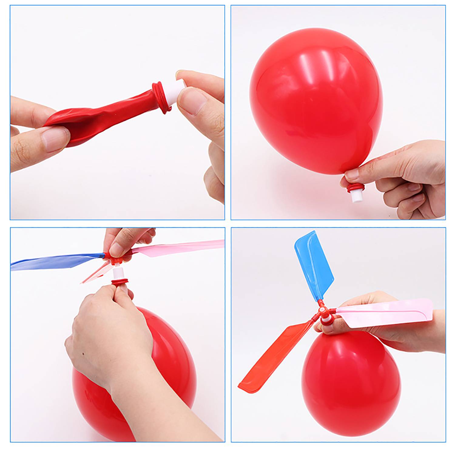 Outdoor Fun Balloon Helicopter Toy For Kids 5