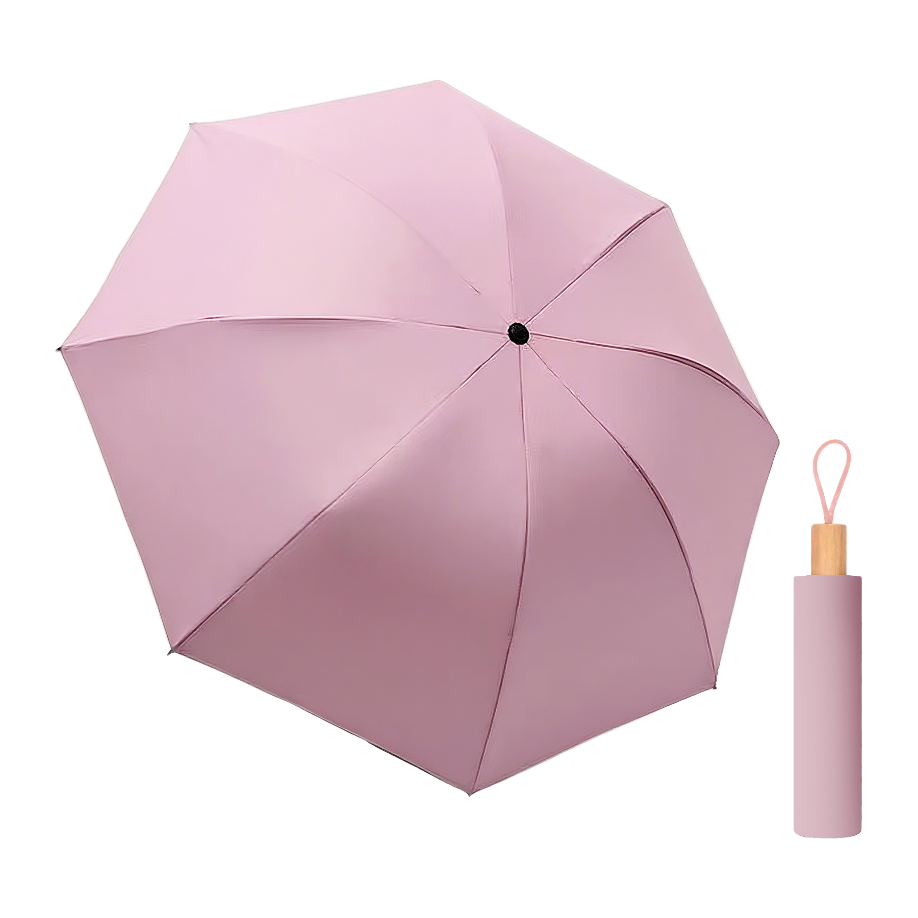 Non-Automatic Full Color Printed Travel Umbrella 4