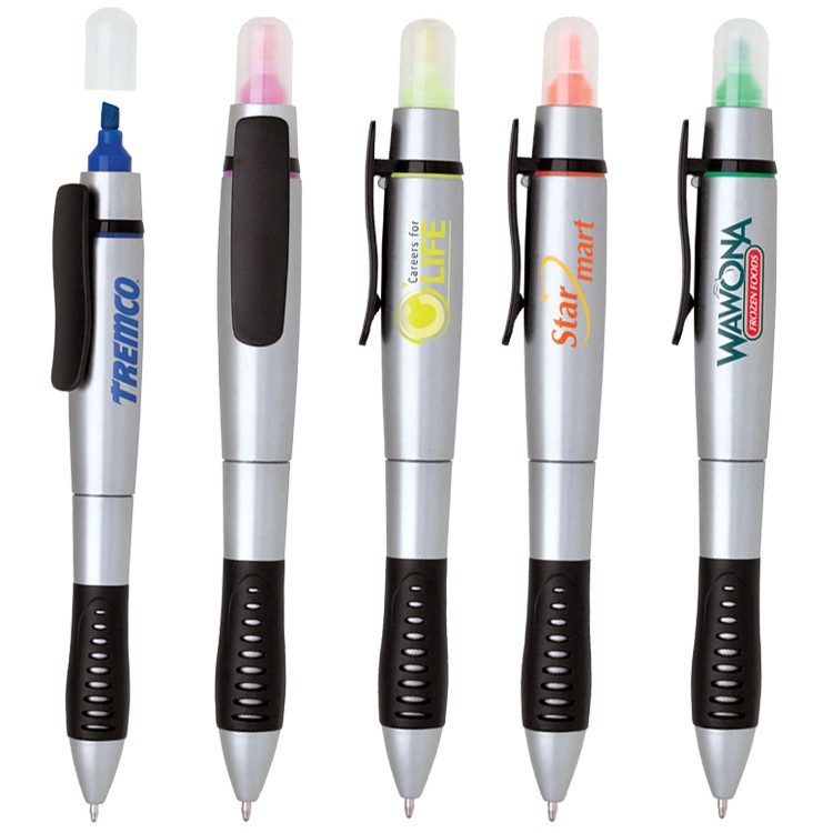 Robyn Ballpoint Pen and Highlighter Combo 3