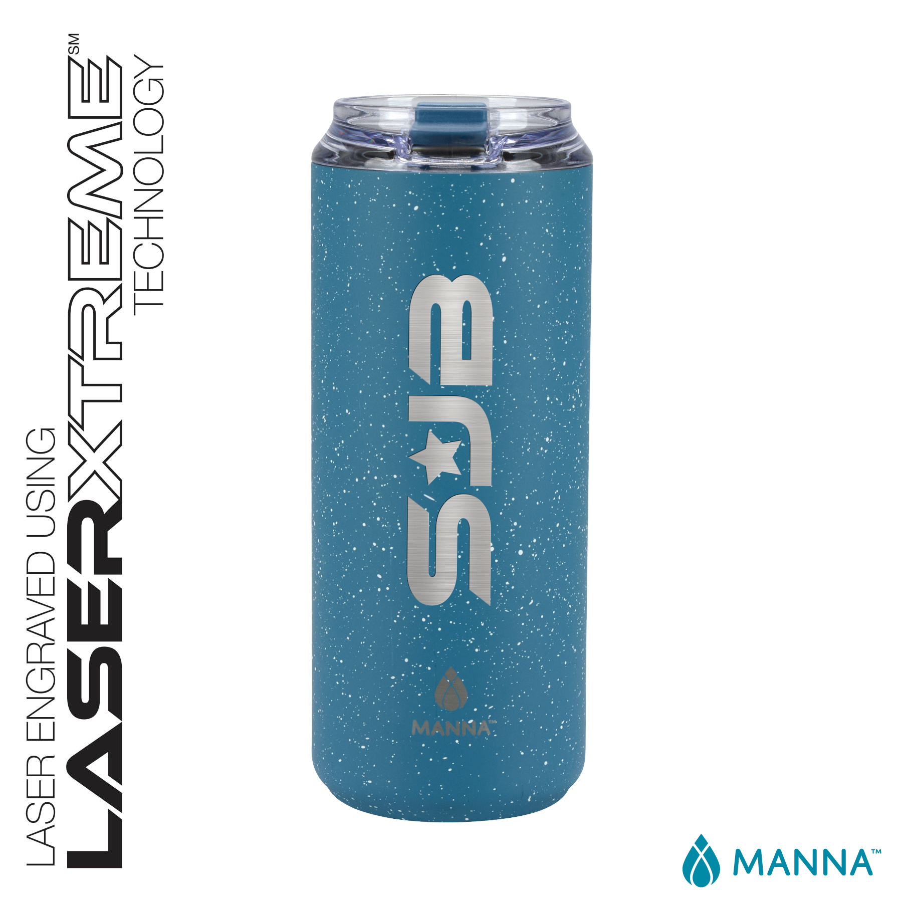 Manna™ Tall Boy 18 oz. Double Wall Stainless Steel Tumbler w/ Speckled Finish 56