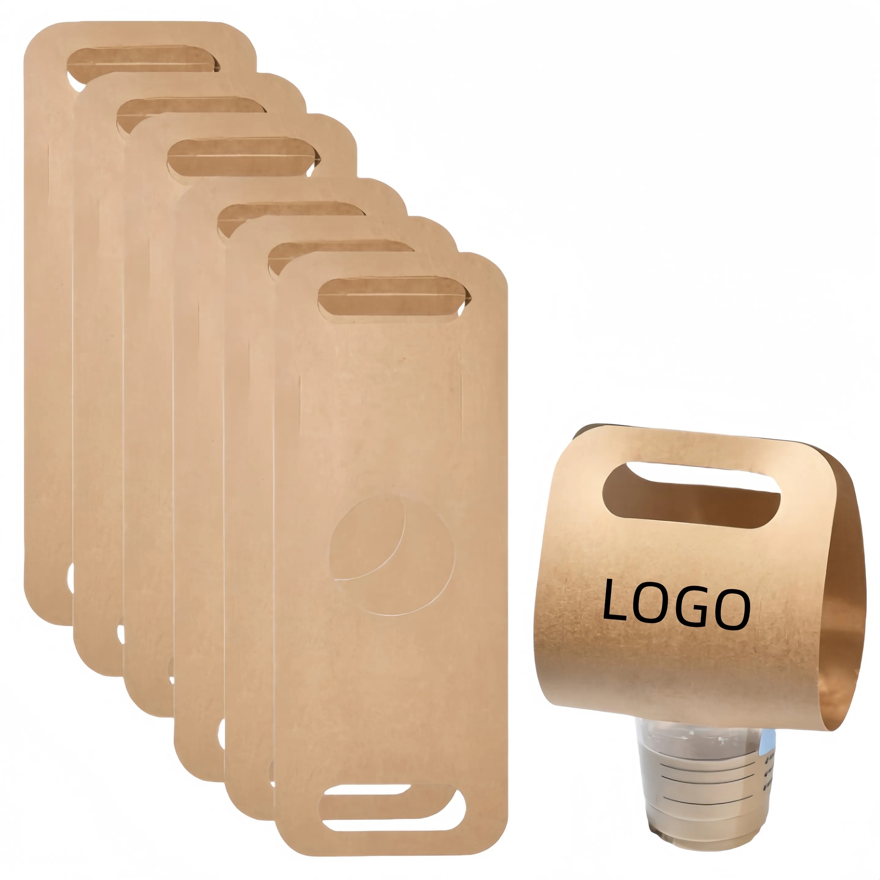 Disposable portable cup holder 2