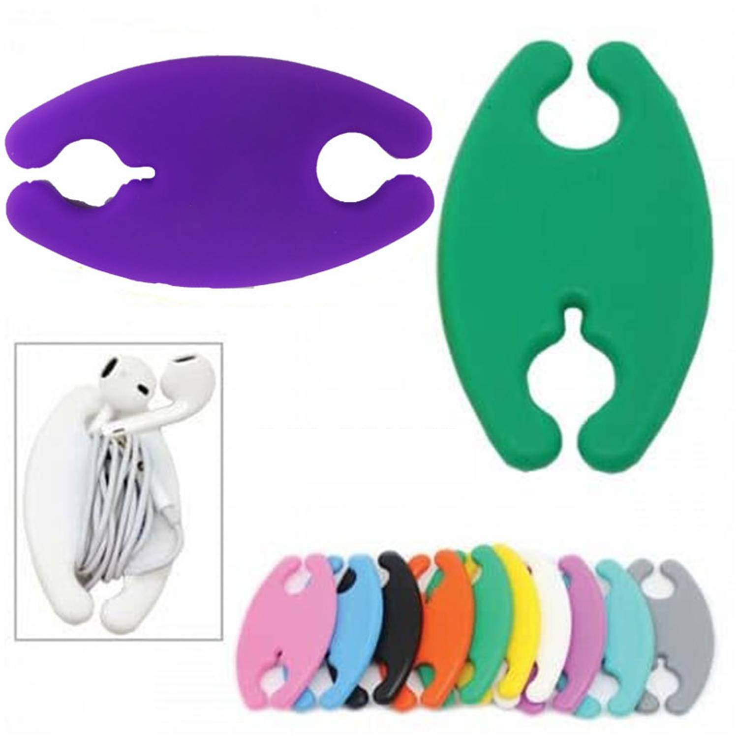 Silicone Headphone Winder Cord Organizer 6