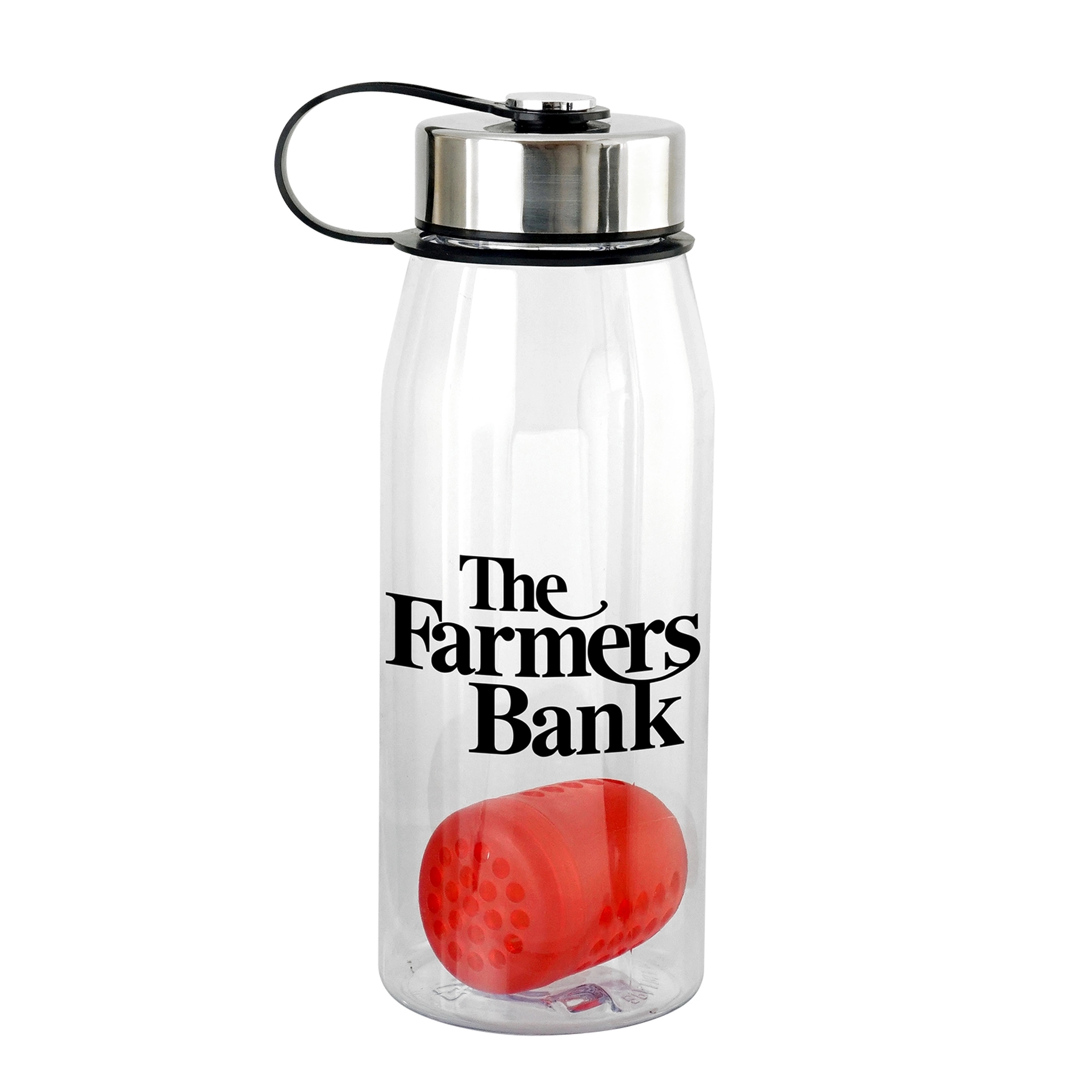 Metal Lanyard Lid 32 oz. Bottle with Floating Infuser, custom water bottle with logo imprint 12