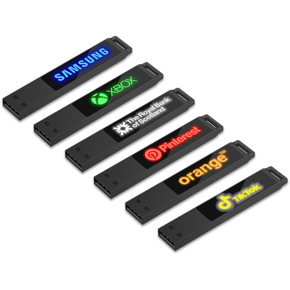 North Center Light-Up USB Flash Drive 20
